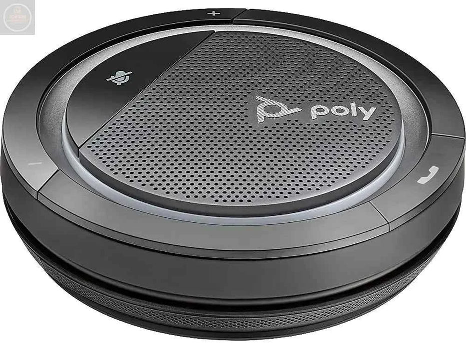 Poly Calisto 5300 Personal Bluetooth Speakerphone (Plantronics) - Connect to PC/Mac via USB-A and Cell Phone via Bluetooth - Works with Teams Zoom and More - Gadgetmanic