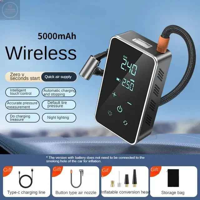 Portable Wireless Air Pump 150psi - Gadgetmanic