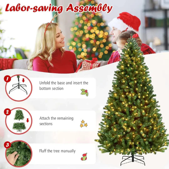 Christmas Tree with Warm Lights - Gadgetmanic.com