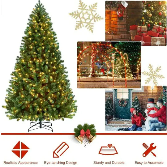 Christmas Tree with Warm Lights - Gadgetmanic.com