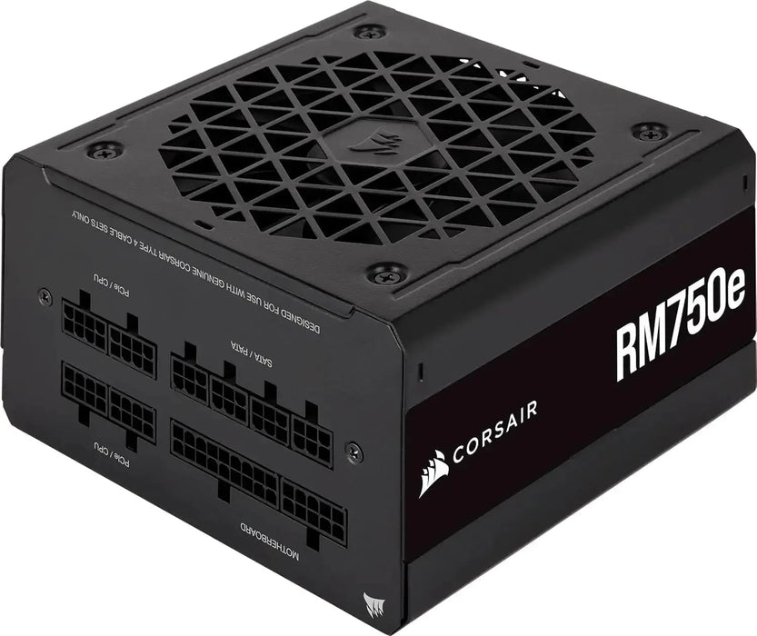 Corsair RM750e (2023) Fully Modular Low-Noise Power Supply - ATX 3.0 & PCIe 5.0 Compliant - 105°C-Rated Capacitors - 80 Plus Gold Efficiency - Modern Standby Support - Black (Renewed) - Gadgetmanic