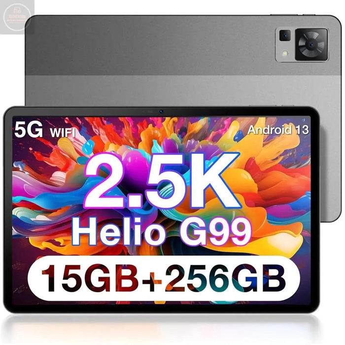 DOOGEE T30 PRO 11 Inch Tablet 2.5K Android Tablets with 15GB RAM 256GB ROM Helio G99 Octa-core Gaming Tablet with 8580mAh 4 Speakers 20MP Camera TÜV Low Bluelight BT5.0 Grey - Gadgetmanic