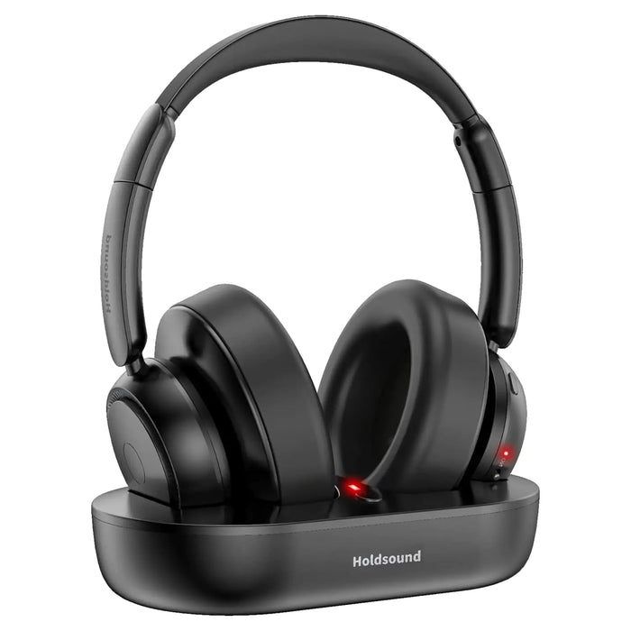 Holdsound Wireless Headphones for TV - TV Headphones Wireless for Seniors TV Headphones Wireless with Transmitter(Optical AUX and RCA Output) Easy Setup 45 Hours 30-Meter Wireless Range - Gadgetmanic