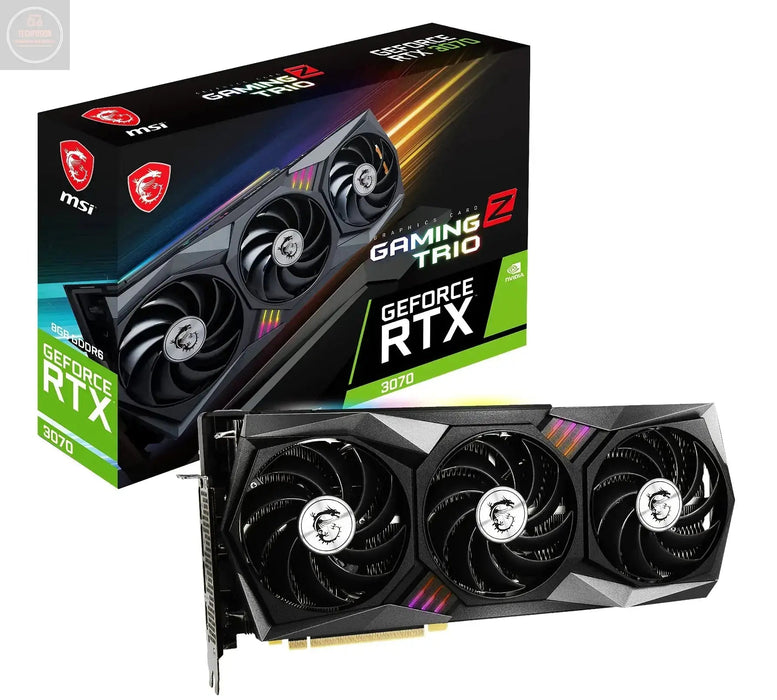 MSI Gaming GeForce RTX 3070 Gaming Z Trio 8G LHR 8GB GDRR6 Nvlink Torx Fan 4 RGB High-Performance NVIDIA GPU Video card Ampere Architecture Computer Graphics Cards Ideal for PC Gaming (Renewed) - Gadgetmanic