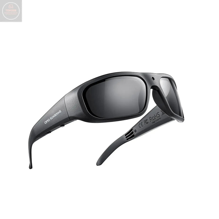 OhO 128GB Camera Glasses24M Resolution H.265 1080P Smart Glasses with UV400 Sunglasses Lens for Outdoor SportUnisex - Gadgetmanic