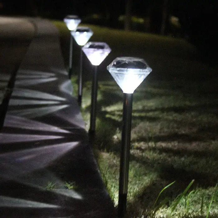 Solar Diamond RGB Outdoor Waterproof Lawn Light - Gadgetmanic