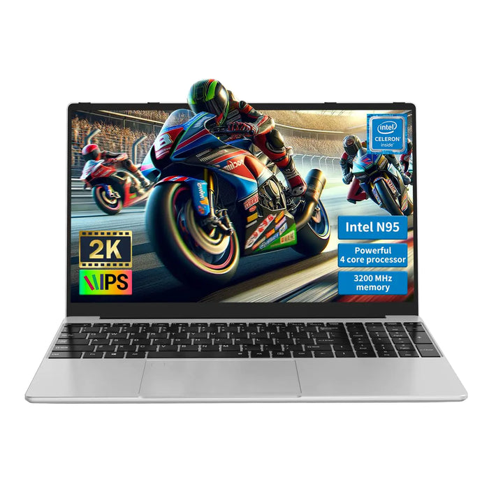 NEOBIHIER Laptop Computer Gaming Laptop32GB DDR4 RAM 1TB SSD 1.7-3.4GHz Intel N95 Processor 15.6" FHD 1920 * 1080 180 Angle Opening Fingerprint Unlock Backlit Keyboard Windows 11 Pro