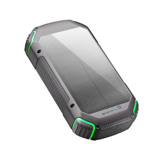 20000mAh Waterproof Solar Power Bank with Red Light - Gadgetmanic