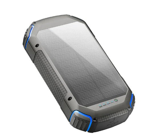 20000mAh Waterproof Solar Power Bank with Red Light - Gadgetmanic