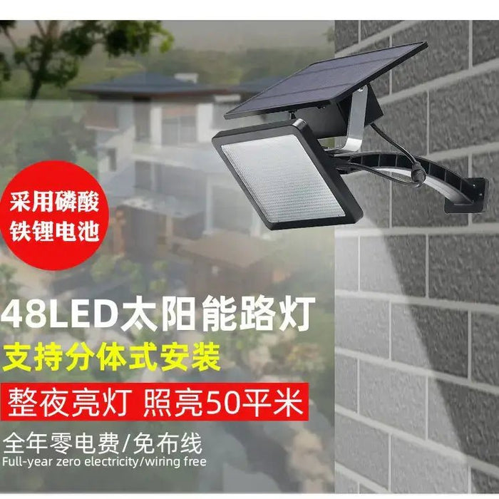 48 LED Solar Landscape Wall Light for Indoor/Outdoor Use - Gadgetmanic