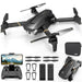4DRC V4 Foldable Mini Drone with Camera - 1080P HD Drone with Stable Hover Gravity Control Auto-Follow Trajectory FlightOne Key Take Off 2 Batteries Drones for Adults Kids - Gadgetmanic