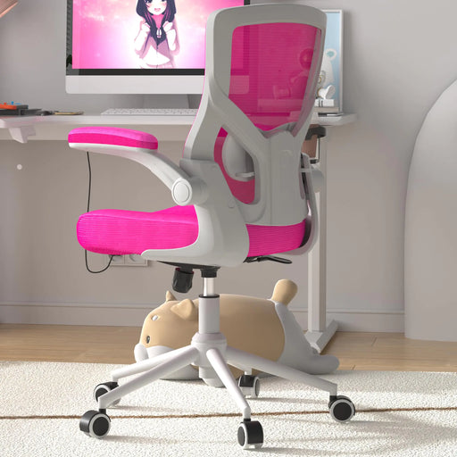 CYKOV Office Chair High Back Desk Chair Adjustable Height and Ergonomic Design Home Office Computer Chair Executive Lumbar Support Padded Flip-up Armrest Swivel Task Chair - Gadgetmanic.com