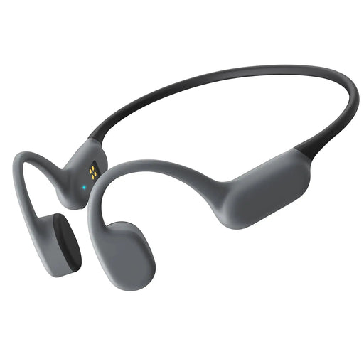 GEUYNAY Bone Conduction Headphones Open Ear Headphones Bluetooth 5.4 Wireless Headsets with MicIPX7 Waterproof Sport Headphones for Running Cycling Workout(Gray) - Gadgetmanic