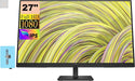 HP P27h G5 FHD Monitor 64W41AA#ABA Bundle with Docztorm Dock 27" FHD IPS (1920x1080) 75Hz Display 1 HDMI 1.4 1 DP 1.2 VGA VESA Mount (100x100 mm) Ideal for Office Work Black (2024 Latest Model) - Gadgetmanic
