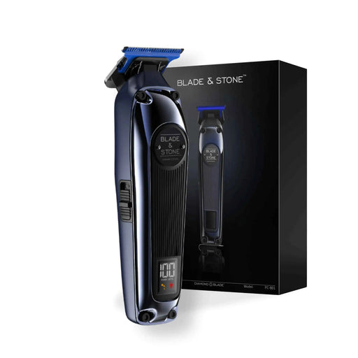 Blade & Stone™ Professional Hair Trimmer for Men PT301 Trimmer | Diamond-S™ Blade | Micro-Gap Tech | 7200 RPM Durable Motor All-Metal Cordless Hair Trimmer - Dark Night - Gadgetmanic