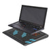 Targus 17 Inch Dual Fan Lap Chill Mat - Soft Neoprene Laptop Cooling Pad for Heat Protection Fits Most 17" Laptops and Smaller - USB-A Connected Dual Fans for Heat Dispersion (AWE55US) - Gadgetmanic