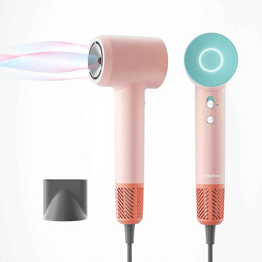 Hair Dryer - 110000 RPM High-Speed Brushless Motor Negative Ionic Blow Dryer for Fast Drying Low Noise Thermo-Control Hair Dryer for Woman/Man Perfect for Home & Travel - Gadgetmanic