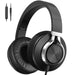 AILIHEN Headphones Wired with Volume Control Over-Ear Foldable Noise Isolation Headsets with Microphone 3.5mm for Teens Adult Smartphones Chromebook (Black) - Gadgetmanic