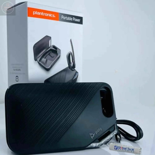 Poly Plantronics Voyager 5200 Charging Case and Docking Stand - Global Teck Bundle with GTW Microfiber Cloth - Gadgetmanic