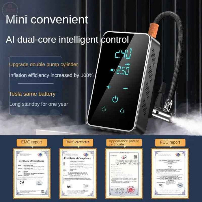 Portable Wireless Air Pump 150psi - Gadgetmanic