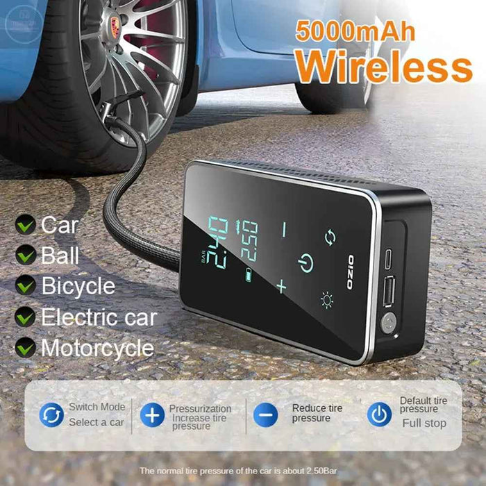 Portable Wireless Air Pump 150psi - Gadgetmanic