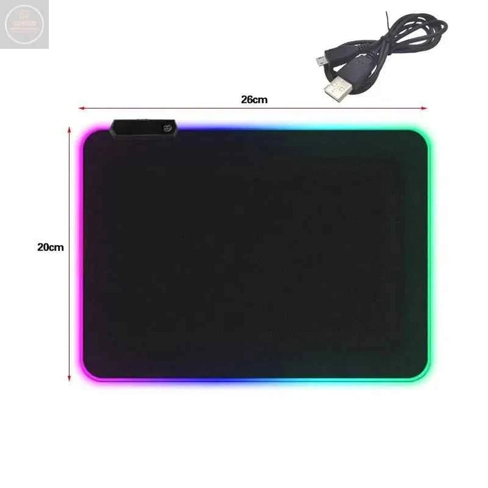 RGB Backlit Gaming Mouse Pad - Gadgetmanic