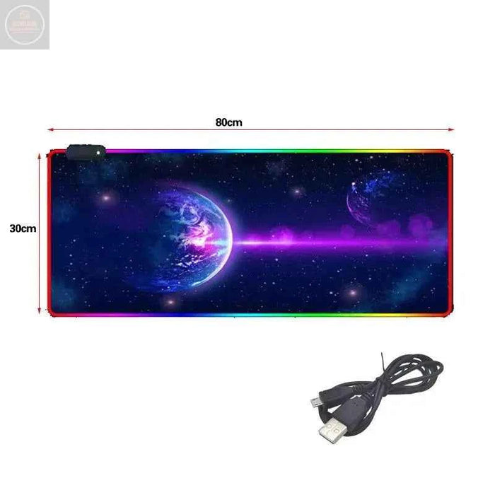 RGB Backlit Gaming Mouse Pad - Gadgetmanic
