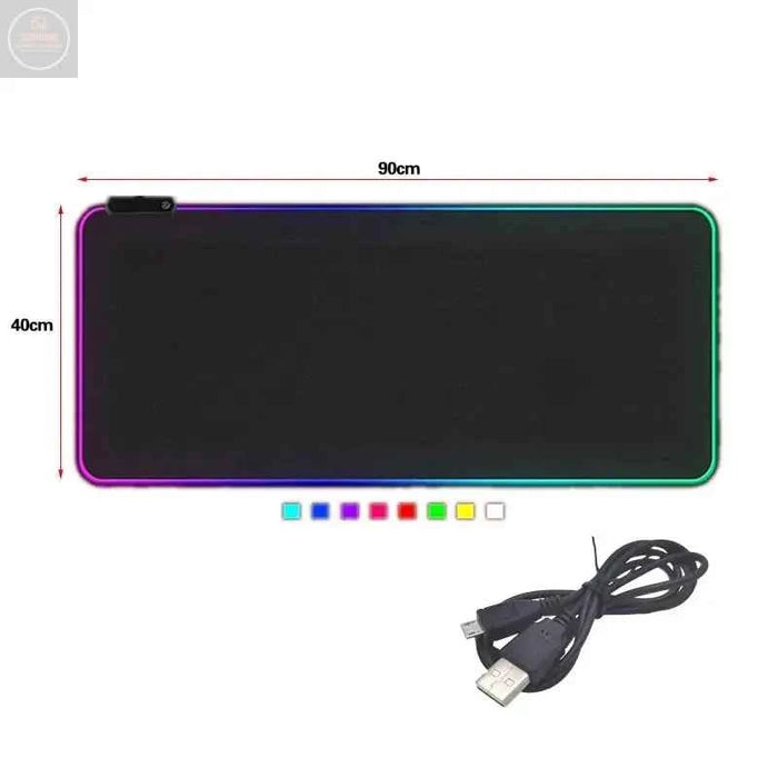 RGB Backlit Gaming Mouse Pad - Gadgetmanic