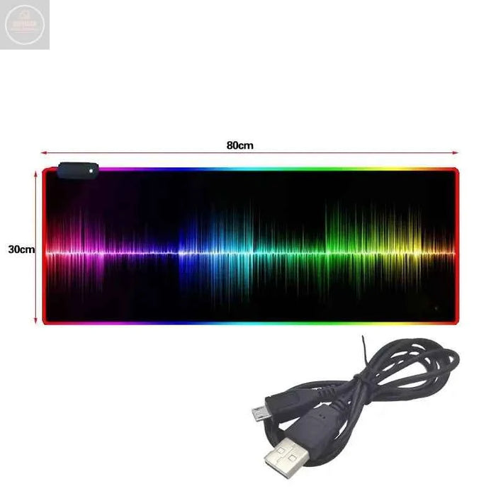 RGB Backlit Gaming Mouse Pad - Gadgetmanic