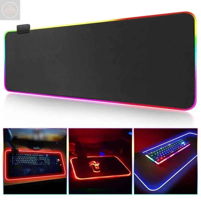 RGB Backlit Gaming Mouse Pad - Gadgetmanic