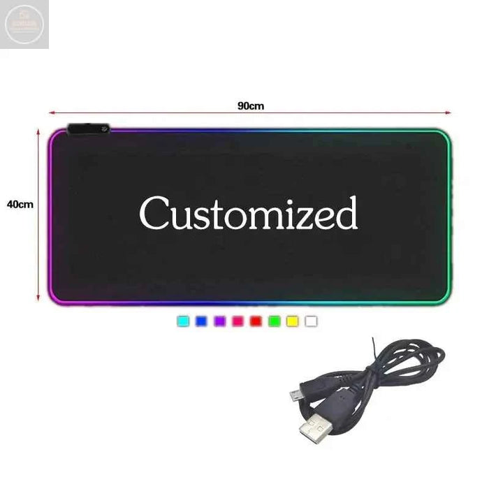 RGB Backlit Gaming Mouse Pad - Gadgetmanic
