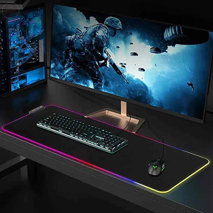 RGB Luminous Gaming Mouse Pad - Gadgetmanic