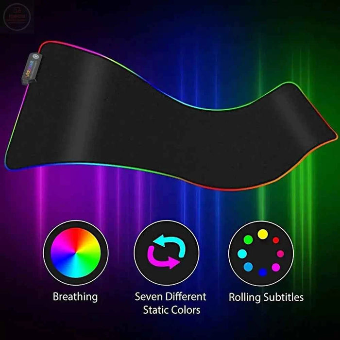 RGB Luminous Gaming Mouse Pad - Gadgetmanic