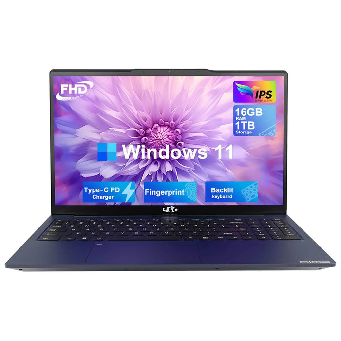 15.6 FHD IPS Student Laptop Computer 4-Cores Pentium N100 (Beat i3-1115G4 Up to 3.4GHz) 16GB RAM 1TB SSD Backlit Keyboard Fingerprint 2 Years Warranty WiFi 6 Win 11 ...30% APPLIED AT CHECKOUT DISCOUNT