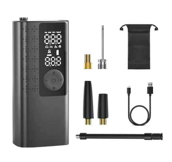 Car Electrical Air Pump Mini Portable Wireless - Gadgetmanic