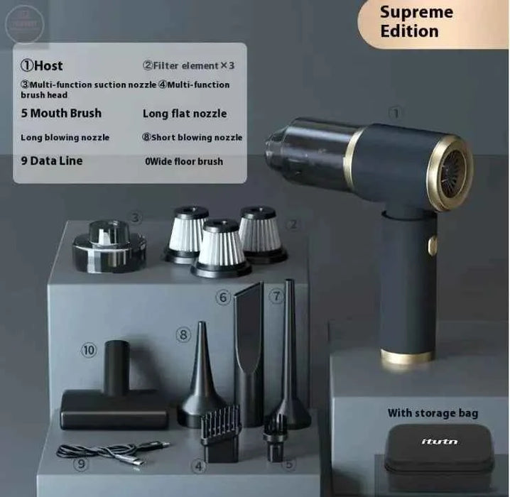 Wireless Mini Car Vacuum - Gadgetmanic