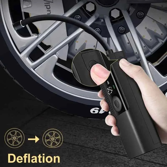 Car Electrical Air Pump Mini Portable Wireless - Gadgetmanic