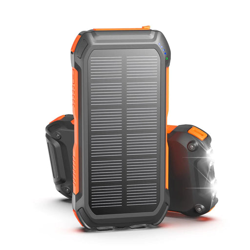 Bilivein Solar Power Bank 26800mAh Solar Charger 15W Fast Charging USB C Solar Phone Charger 3 Outpout Solar Battery Bank for iPhone External Battery Pack with Flashlight for Outdoor - Gadgetmanic