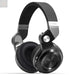 Bluedio T2 Plus Turbine Wireless Bluetooth Headphones with Mic/Micro SD Card Slot/FM Radio (Black) - Gadgetmanic