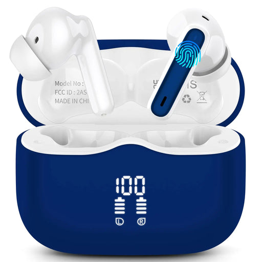 Bluetooth 5.3 HiFi Stereo Earbuds with Deep Bass and ENC Mic - Gadgetmanic