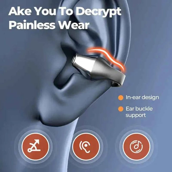 Bone Conduction Bluetooth Earphone - Gadgetmanic