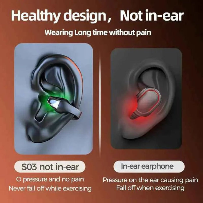 Bone Conduction Bluetooth Earphone - Gadgetmanic