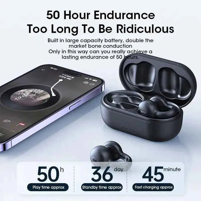 Bone Conduction Wireless Bluetooth - Gadgetmanic