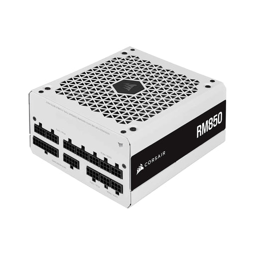 Corsair CORSAIR RM Series (2021) White RM850 850 Watt 80 Plus Gold Certified Fully Modular Power Supply (Renewed) - Gadgetmanic