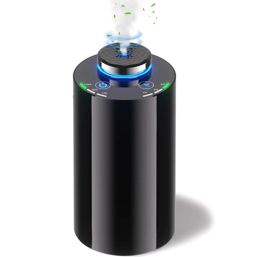 Diffuserlove Waterless Diffuser Essential Oil Diffusers Portable Car Aromatherapy Diffuser with Colorful Lights Travel Cordless Air Diffuser for Home - Gadgetmanic