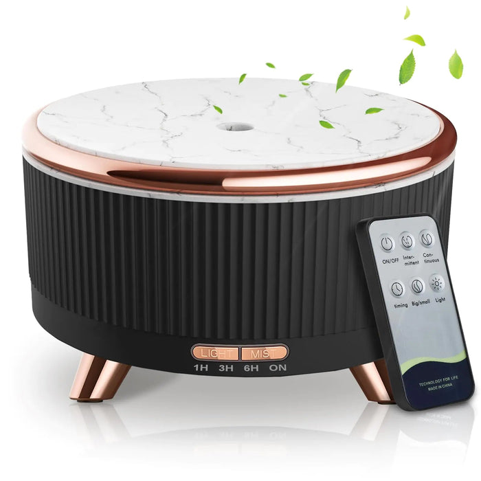 Diffusers for Essential Oils Humidifiers 500ML Essential Oils Large Room Aromatherapy Diffuser7 Colors Lights 3 Mist Modes with R/C for Home Office - Gadgetmanic