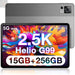 DOOGEE T30 PRO 11 Inch Tablet 2.5K Android Tablets with 15GB RAM 256GB ROM Helio G99 Octa-core Gaming Tablet with 8580mAh 4 Speakers 20MP Camera TÜV Low Bluelight BT5.0 Grey - Gadgetmanic