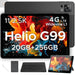 DOOGEE T35 Android 14 Tablet with Keyboard20GB+256GB11 inch Tablet Helio G99 Octa-core TabletIPS 1600x2560 Display Gaming Tablet4G LTE Cellular Tablet with Case Mouse Black - Gadgetmanic