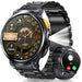 Foxhawk Military Smart Watch for Men with LED Flashlight 1.85” Rugged Smart Watch 730mAh Battery 114 Sports Modes Fitness Watch Heart Rate Sleep Tracker Tactical Smartwatch for iOS Android - Gadgetmanic