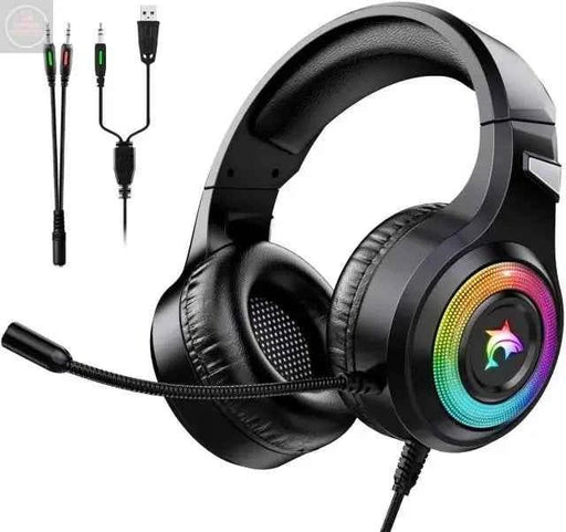 Gaming Headset With Microphone Light - Gadgetmanic